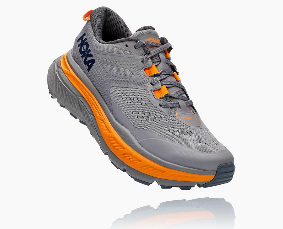 Hoka Australia One One Stinson Atr 6 - Mens Trail Shoes Grey - VOWPC-6958